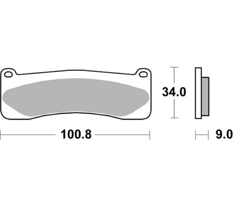 PASTILLA DE FRENO SBS P707-DS1