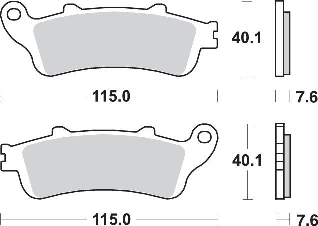 PASTILLA DE FRENO SBS P721-HS