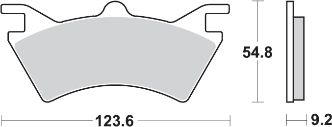 PASTILLA DE FRENO SBS P757-RSI