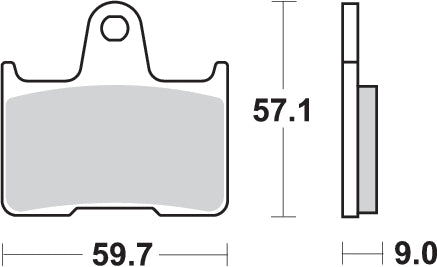 PASTILLA DE FRENO SBS P765-LS