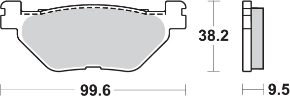 PASTILLA DE FRENO SBS P769-HF