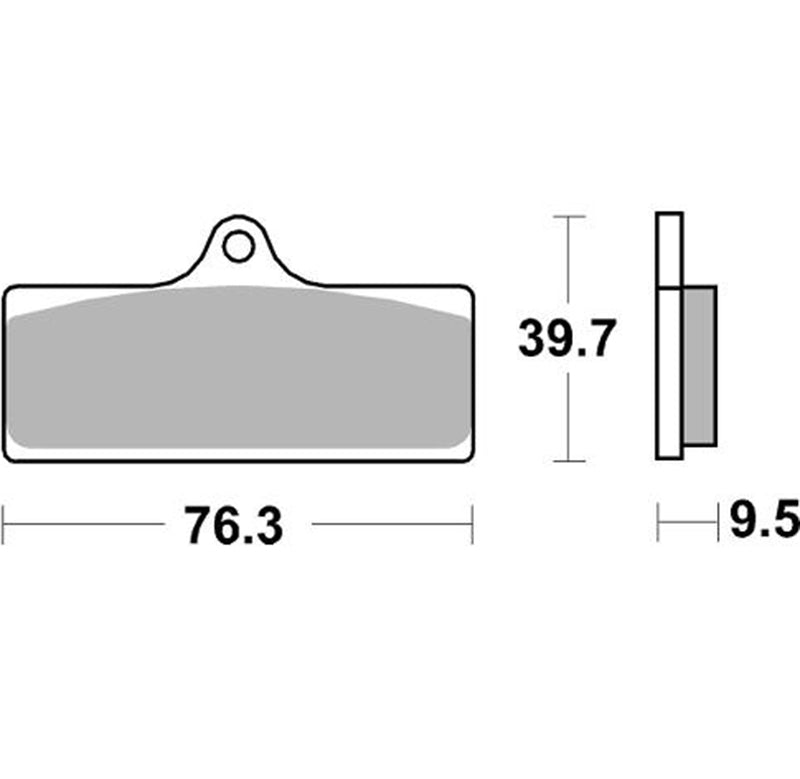 PASTILLA DE FRENO SBS P785-DC