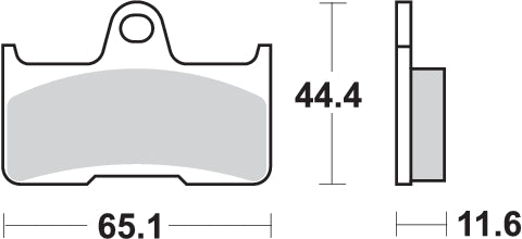 PASTILLA DE FRENO SBS P779-DC