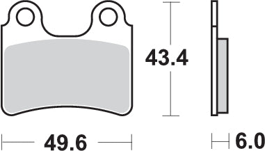 PASTILLA DE FRENO SBS P802-HF