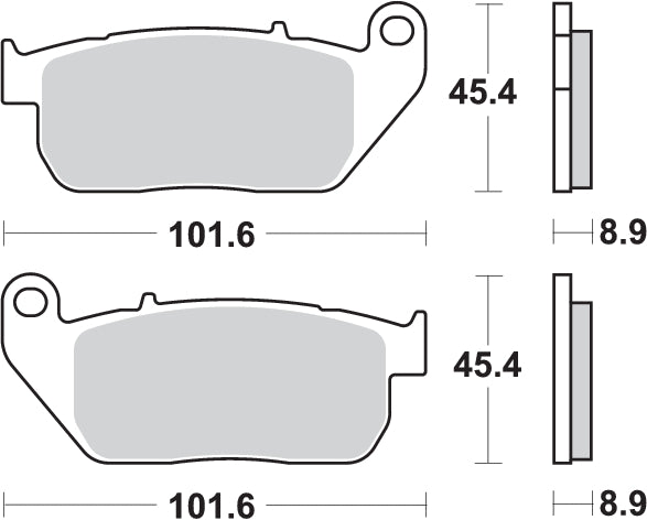 PASTILLA DE FRENO SBS P807-HF