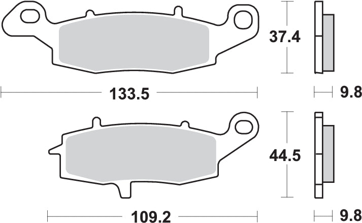 PASTILLA DE FRENO SBS P920-LS