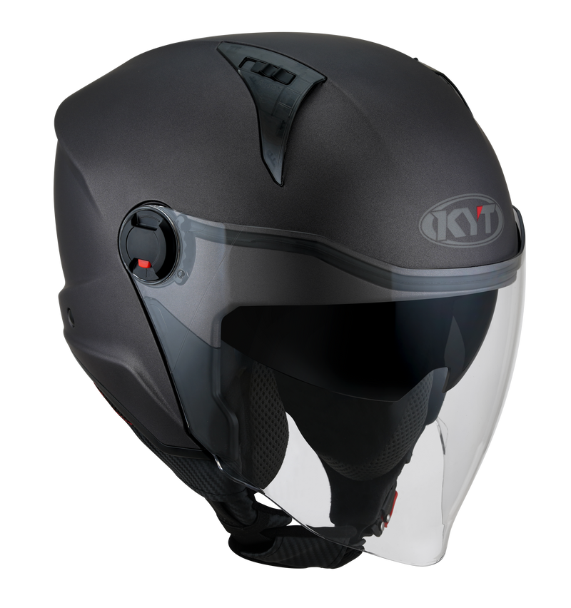 CASCO KYT D-CITY PLAIN MATT GUN METAL