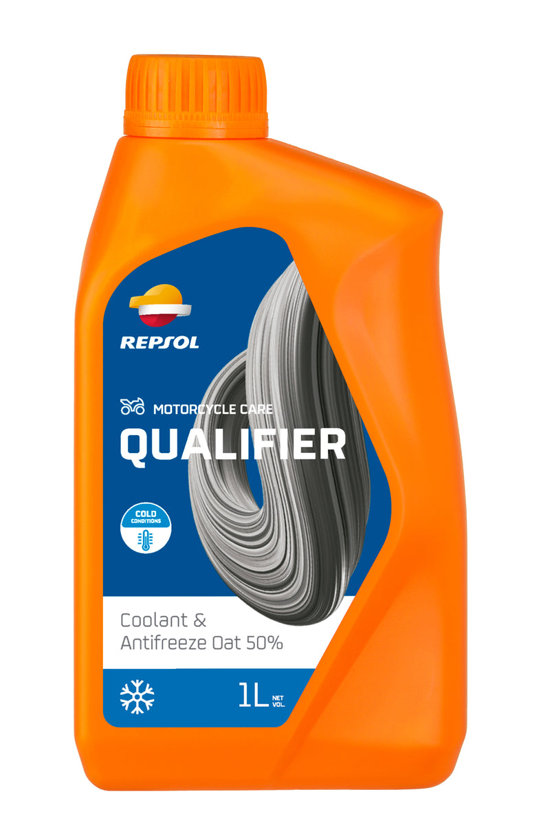 BOTELLA REPSOL QUALIFIER COOLANT & ANTIFREEZE OAT 50% 1L