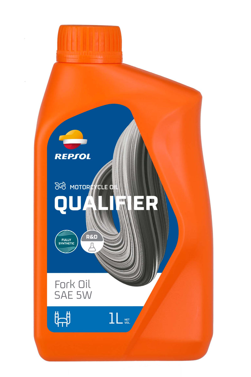 BOTELLA REPSOL QUALIFIER FORK OIL SAE 5W 1L