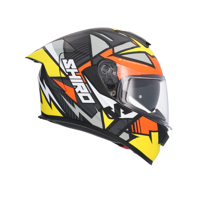 CASCO SHIRO RAPTOR CHASE YELLOW/RED