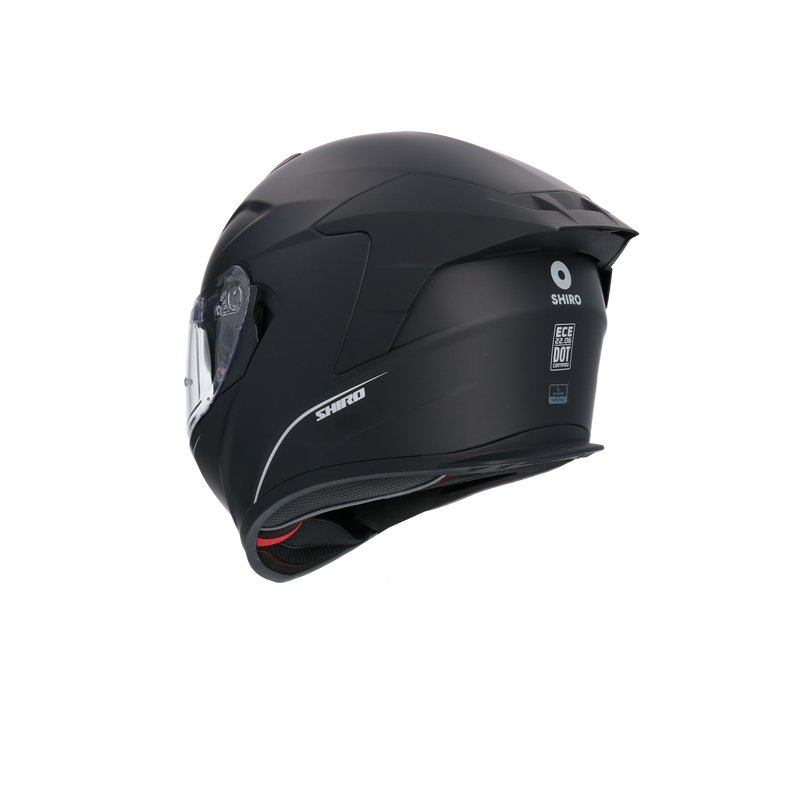 CASCO SHIRO RAPTOR MATT BLACK