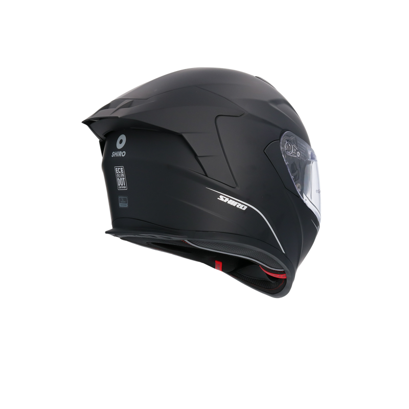 CASCO SHIRO RAPTOR MATT BLACK