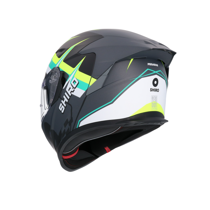 CASCO SHIRO RAPTOR PEGASUS BLACK