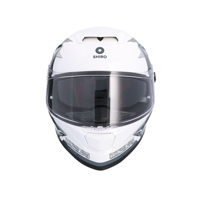 CASCO SHIRO RAPTOR ULTIMATE WHITE BLUE