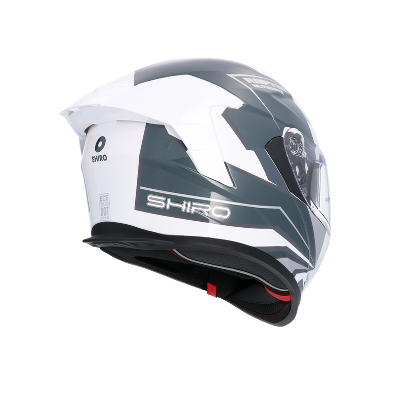 CASCO SHIRO RAPTOR ULTIMATE WHITE BLUE