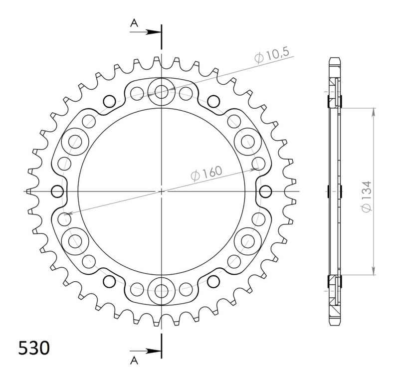 CORONA SUPERSPROX STEALTH GOLD 42 D  - RST1306X42GLD
