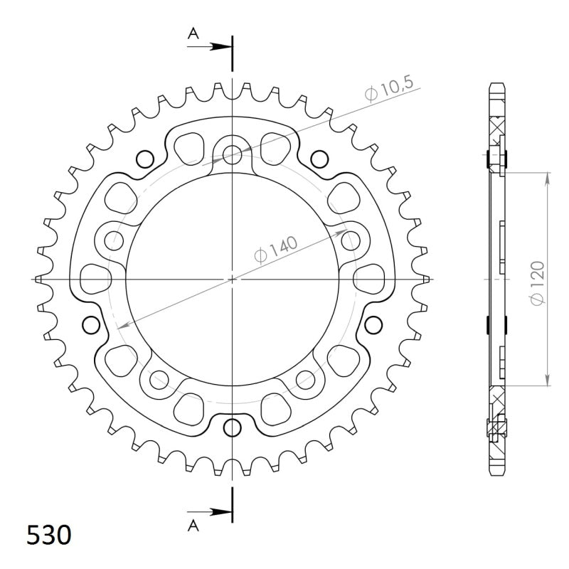 CORONA SUPERSPROX STEALTH GOLD 42 D  - RST1800X42GLD
