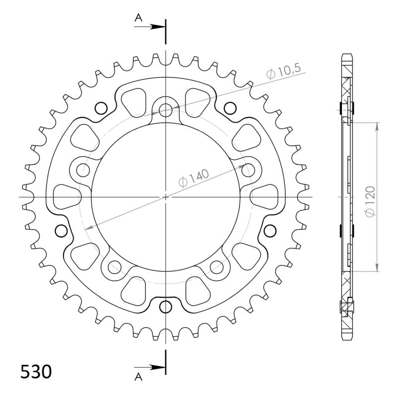 CORONA SUPERSPROX STEALTH AZUL 43 D  - RST1800X43BLU