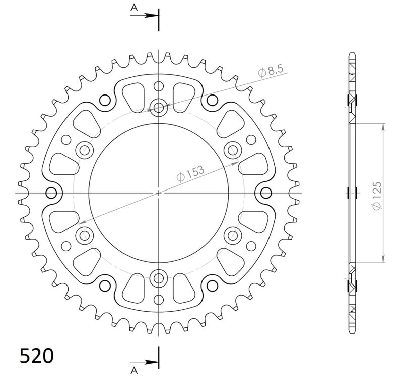 CORONA SUPERSPROX STEALTH ROJA 48 D  - RST210X48RED