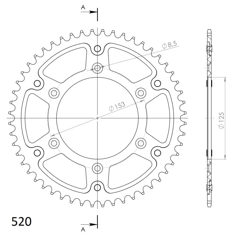 CORONA SUPERSPROX STEALTH ROJA 49 D  - RST210X49RED