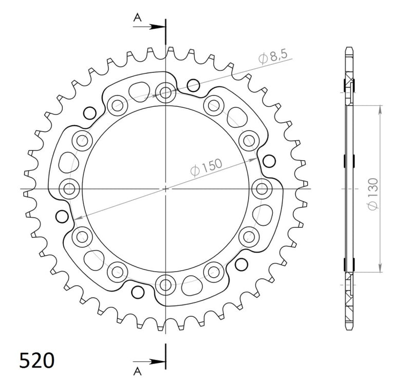 CORONA SUPERSPROX STEALTH GOLD 42 D  - RST2452X42GLD