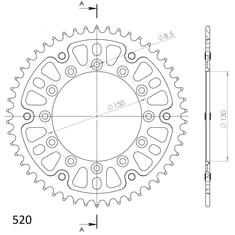 CORONA SUPERSPROX STEALTH GOLD 50 D  - RST2452X50GLD
