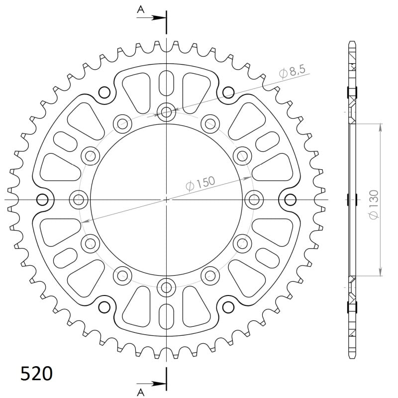 CORONA SUPERSPROX STEALTH AZUL 52 D  - RST2452X52BLU