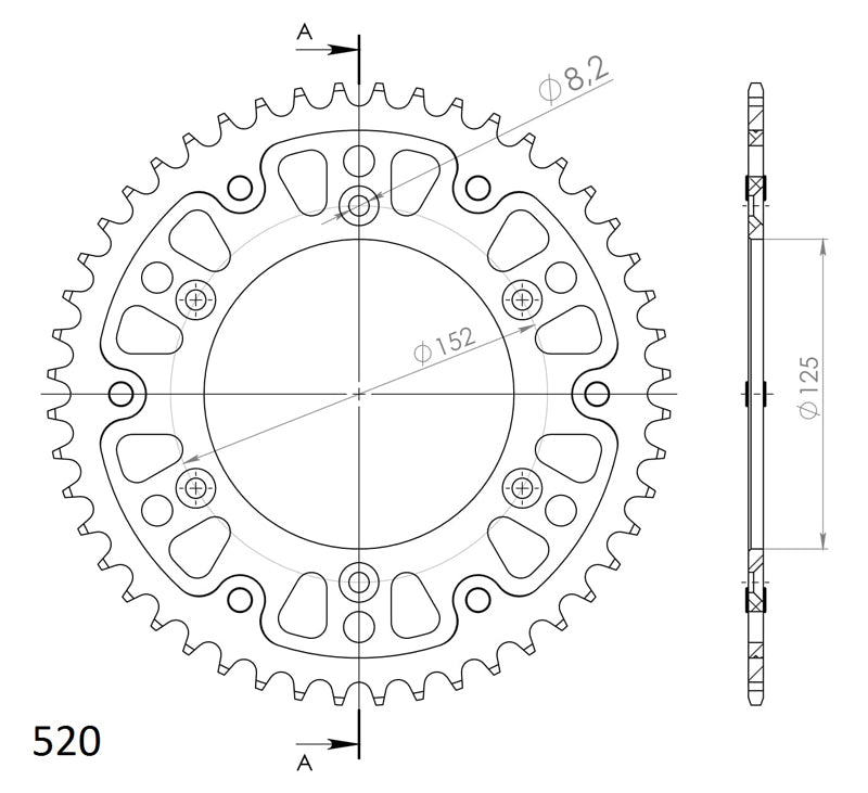 CORONA SUPERSPROX STEALTH ROJA 48 D  - RST8000X48RED