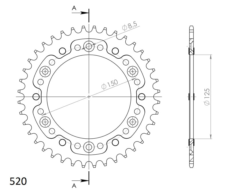 CORONA SUPERSPROX STEALTH GOLD 40 D  - RST990X40GLD