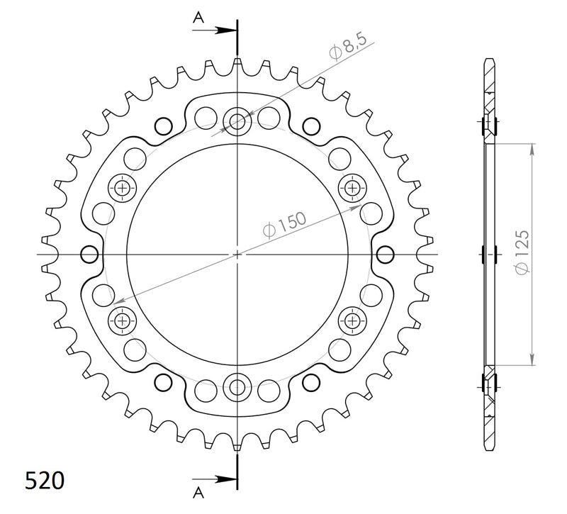 CORONA SUPERSPROX STEALTH GOLD 42 D  - RST990X42GLD