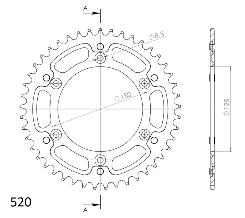 CORONA SUPERSPROX STEALTH ORANGE 520 X 46  - RST990X46ORG