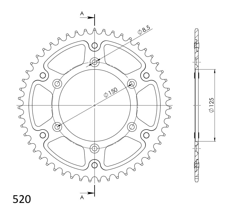 CORONA SUPERSPROX STEALTH ROJA 51 D  - RST990X51RED