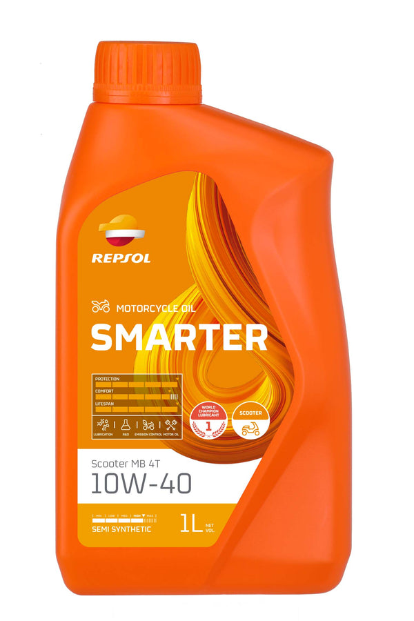 BOTELLA REPSOL SMARTER SCOOTER MB 4T 10W-40 1L