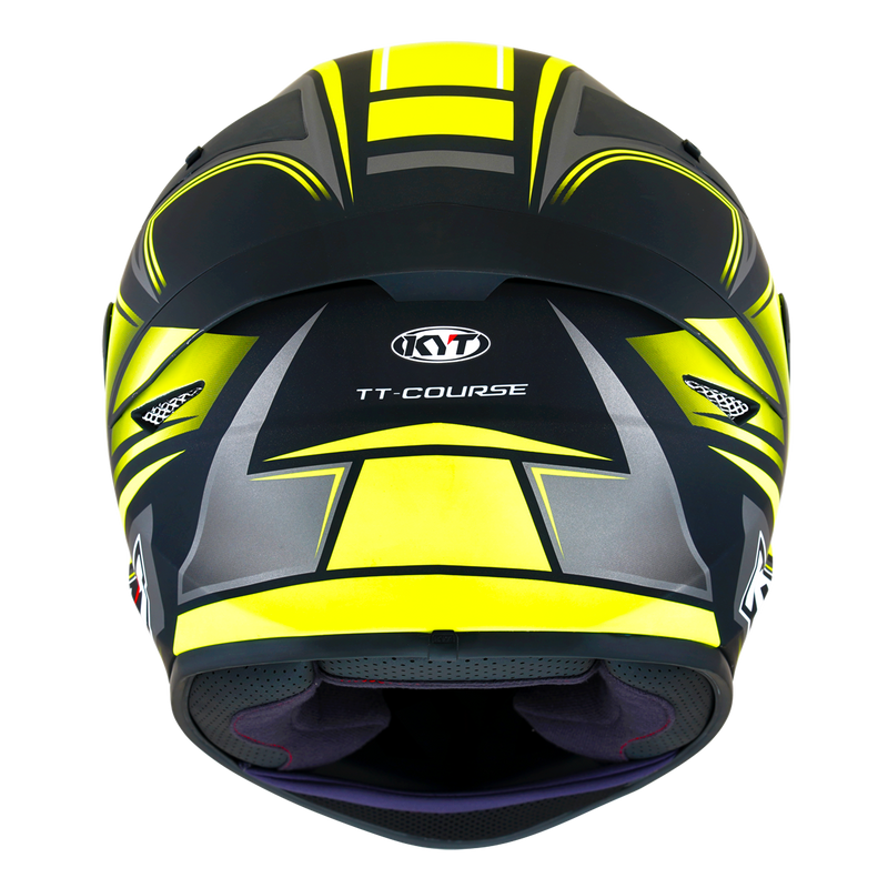 CASCO KYT TT-COURSE TOURIST YELLOW FLUOR