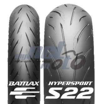NEUMÁTICO BRIDGESTONE 190/55R17 S22 BATLAX 75 W TL REAR