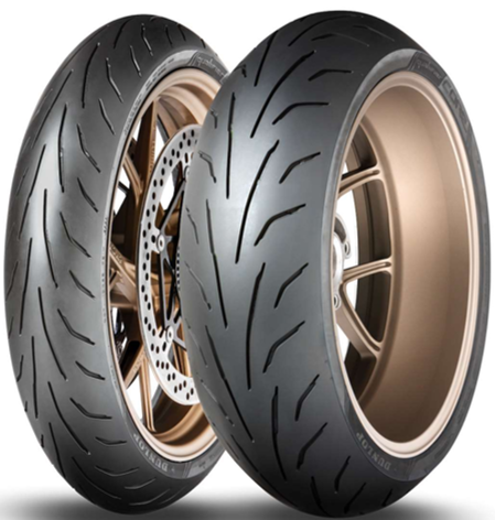 NEUMÁTICO DUNLOP 120/70R17 QUALIFIER CORE 58 W TL FRONT