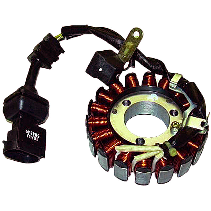 STATOR KOKUSAN TRIFASE 18 POLOS 12V 350W (MOT.PIAGGIO)  MOTOR PIAGGIO QUASAR 250 4T