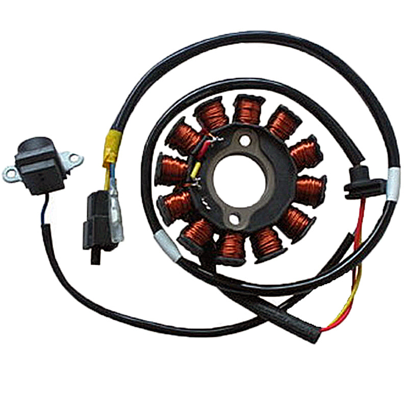 STATOR SGR 12 POLOS CON PICK-UP (MOTOR KYMCO 125/200 4T CARBURADOR - AIRE)