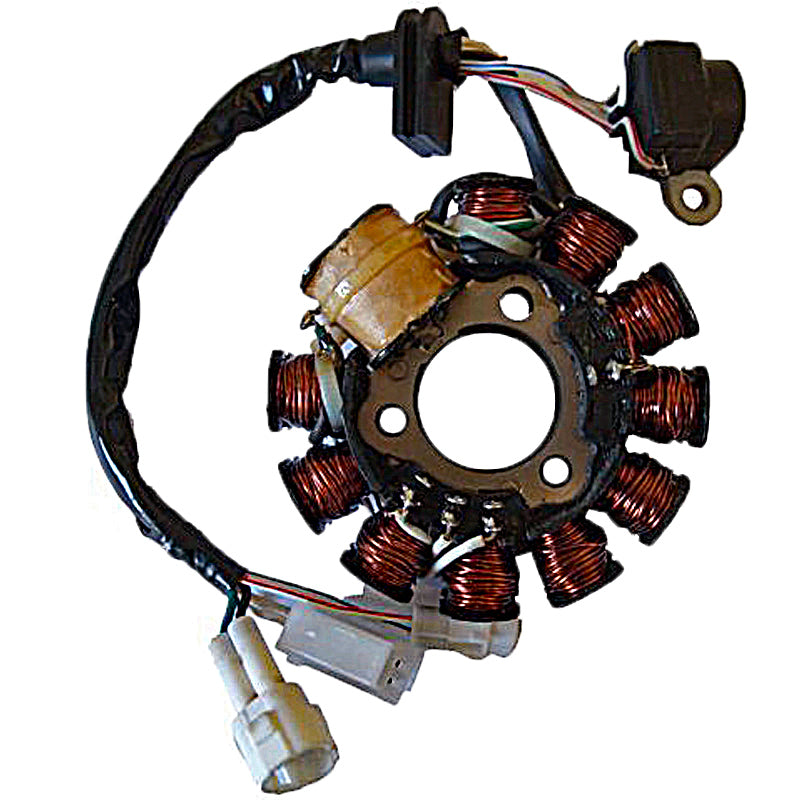 STATOR SGR TRIFASE 11 POLOS CON PICK-UP 2 CABLES (MOTOR YAMAHA 125 4T)