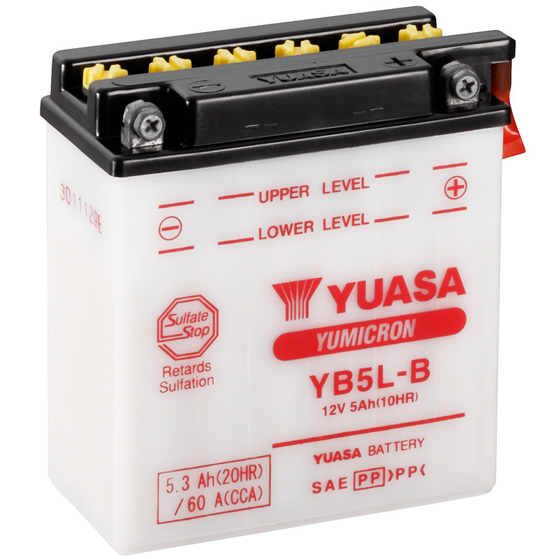 BATERÍA YUASA YB5L-B COMBIPACK CONVENCIONAL