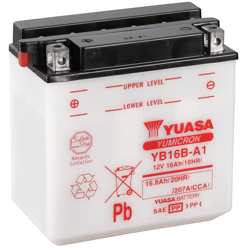 BATERÍA YUASA YB16B-A1 COMBIPACK CONVENCIONAL