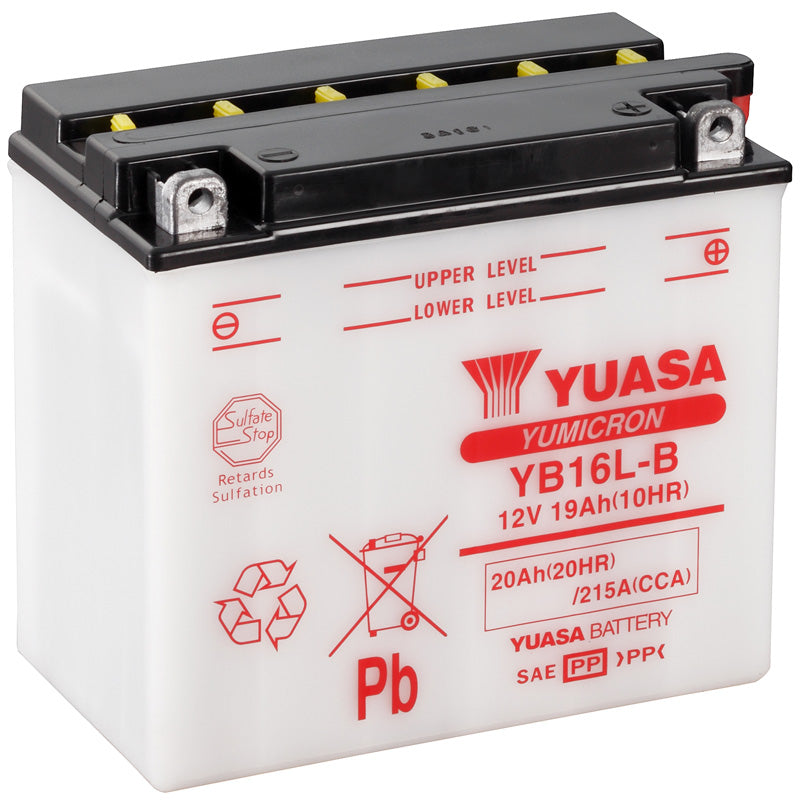 BATERÍA YUASA YB16L-B COMBIPACK CONVENCIONAL