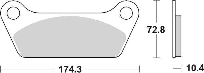 PASTILLA DE FRENO SBS P553-LF