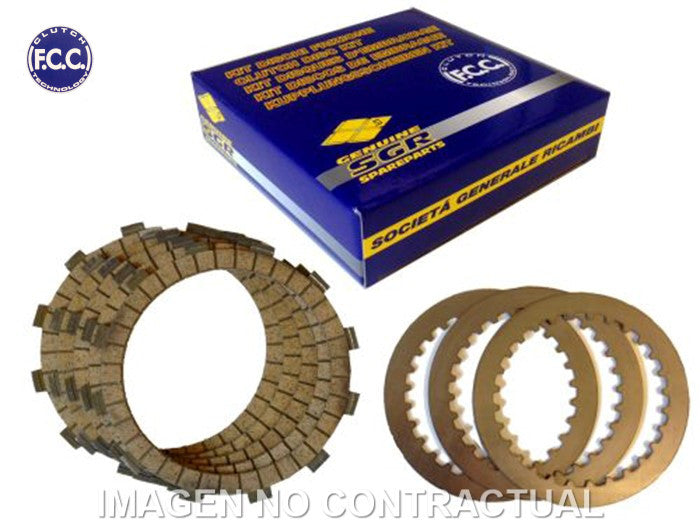 KIT DISCOS FCC COMPLETO HONDA CRF 80 F